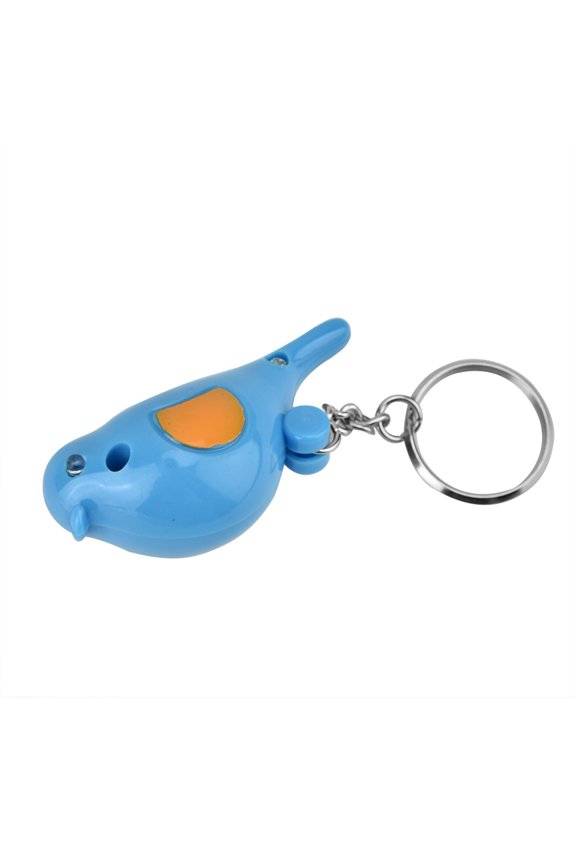 Intelligent Key Finder Bird LED Whistle Key Finder Intelligent Voice Control Keychain With Battery for Home Office Travel