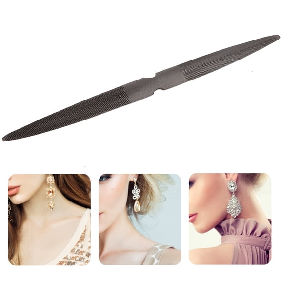 Brynna Jewelry Polishing File Metal File, Multi-functional Jewelry Processing File for Shaping/Sharpening/Deburring/Finishing