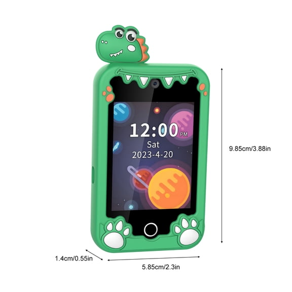 Brynna Kids Reading DeviceKids Smart Phone Learning Machine with 8GB Expandable Memory, Touchscreen Camera for Video Player and Music, Calendar, Calculator, Flashlight, for Boys and Girls Aged 3-12