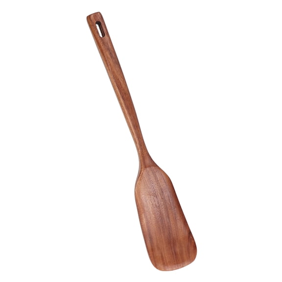 Brynna Kitchen Cookware Wooden Spatula, Cooking Spatula Hanging Hole Design for Cooking for Home Use Wooden Spatula