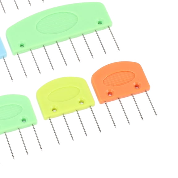 Brynna Knitting Block Pins Tool Knit Blocker, Multi Needle Fixation Knit Blocking Comb for Wool