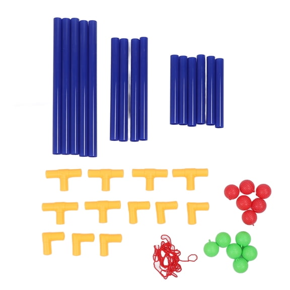 Brynna Ladder Tossing Game Ladder Toss Game Set, Asssembly Replacement Toss Match Ladder Ball Set with 12pcs Small Balls for Backyard