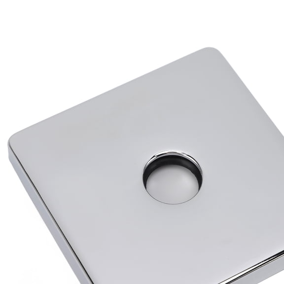 Brynna Large Shower Arm Flange Shower Arm Escutcheon Plate, 3.5 Inch Rustproof Square Shower Arm Cover Plate Decorative Extra Large Easy Install for Bathroom Electroplating