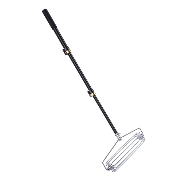 Brynna Leveling Rake for Sand Trap Rake Roller Bunker Course Rake with Retractable Pole for Long Jump High Jump Baseball Fields Beach