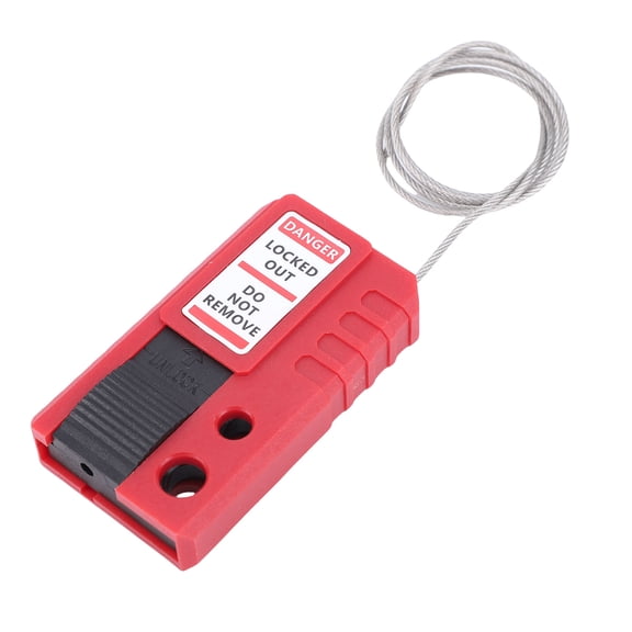 Brynna Loto Micro Cable Lock Tagout Lockout Tagout Cable Lock Multifunctional Adjustable Industrial Loto Micro Cable Lock for Machinery