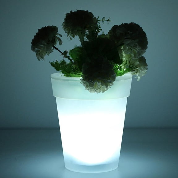 Brynna Luminous Plant Flower Pot Luminous Plant Flower Pot, LED for Lawn