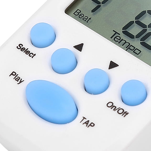 Brynna M50 Metronome Mini Digital Beat Tap M50 Tempo Metronome Clip Musical Instruments Easy to Use Black