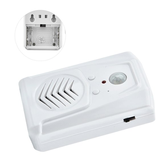 Brynna MP3 Motion Sensor Doorbell with MP3 Audio Player, USB Battery Powered, Infrared Induction Alarm for Home Security