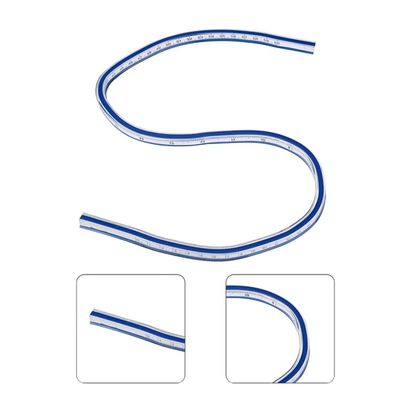 Brynna Measuring Ruler Flexible Curve Ruler Measurement Tool for Drawing Painting Graphics and Garment Design