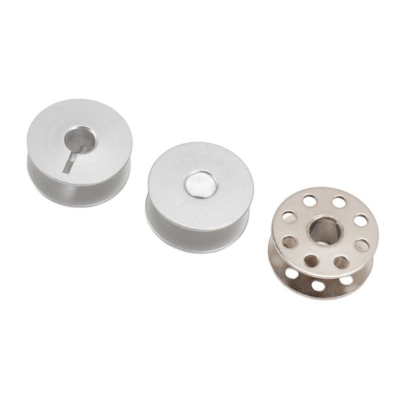 Brynna Metal Bobbins Lockstitch Sewing Machine Bobbin Set, 30Pcs Industrial Sewing Machine Bobbins for Embroidery Machine