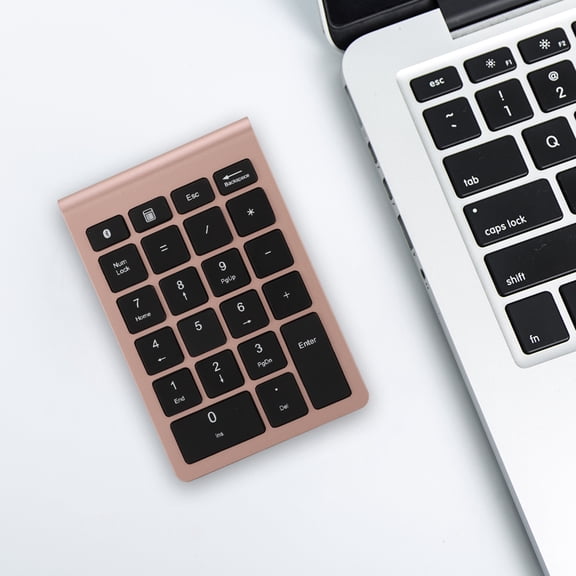 Brynna Mini Keyboard Ergonomic design, more comfortable handfeel, 22 Keys Numeric Keypad Wireless Compatible with 5.0, up to 80 hours support for , for , for OS systems