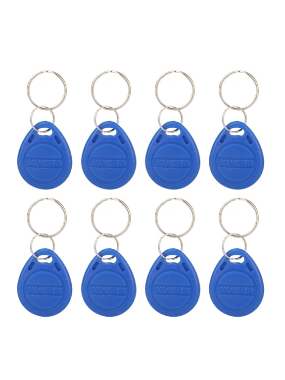 NFC Keychain Professional manufacturing, high accuracy, Keychain, reliability, for access control systems, with ABS housing, blue, 100 Pcs