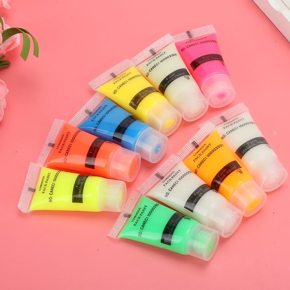 Brynna Nail Art Fluorescent Powder 10pcs 10g Nail Fluorescent Powder Waterproof DIY Nail Art Fluorescent Powder Manicure Tool