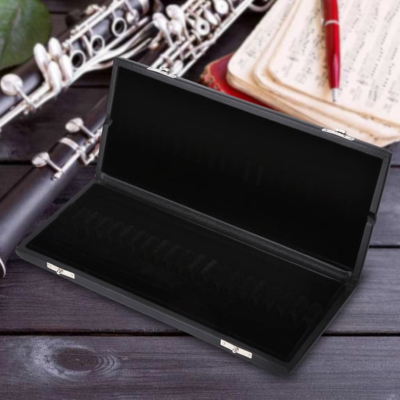 Brynna Oboe Accessory Wooden PU Leather Cover Case Holder Storage Box for Oboe Reeds Solid sturdy Safe Breathable Elegant Compact Portable #1