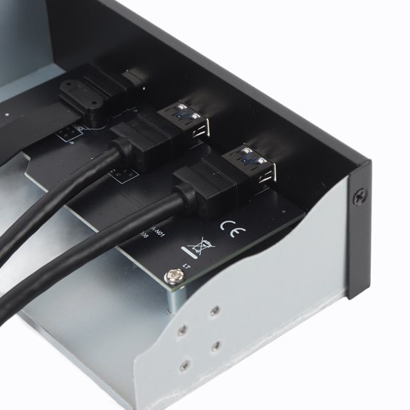 Brynna Optical Drive Extension PanelOptical Drive Extension Panel, 5.25 Inch USB 3.2 Front Panel Hub for PC Computer