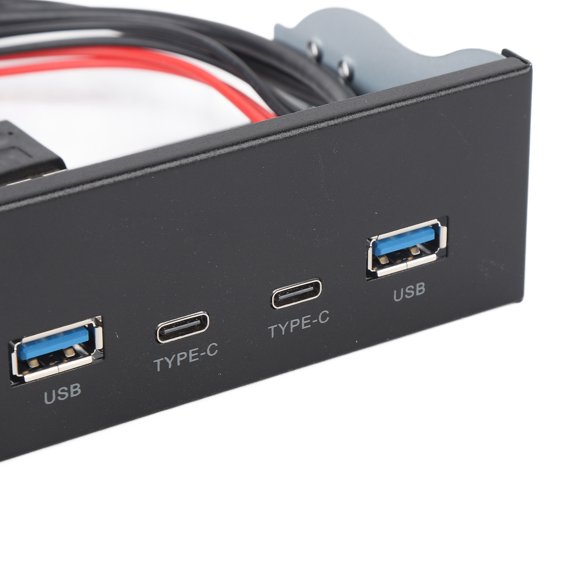 Brynna Optical Drive Extension PanelOptical Drive Front Panel, 6 Ports USB Front Panel Hub for PC Computer