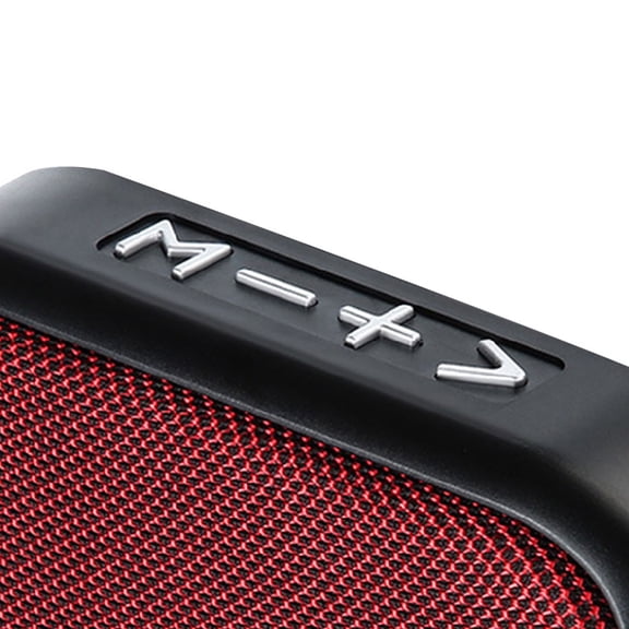 Brynna Outdoor Speaker Small Bluetooth Speaker, Support U Disk Small Wireless Speaker Portable for Outdoor Red