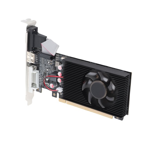 Brynna PC Graphics CardComputer Graphics Card, Graphics Card 700MHz Core Frequency 2GB DDR3 64BIT PCI E for Movie Viewing for 10 11