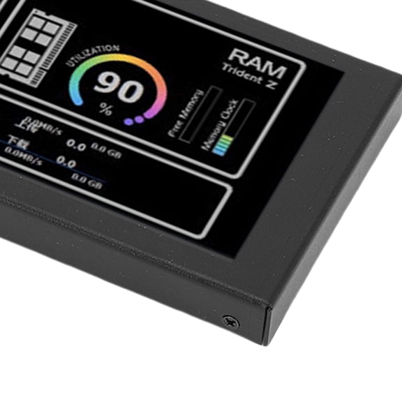 Brynna PC Temperature Display Sensor PanelDisplay PC Temperature Display Panel 8.8 Inch Universal 1920x480 178 Wide Viewing Angle CPU GPU Data Temperature Sensor Panel