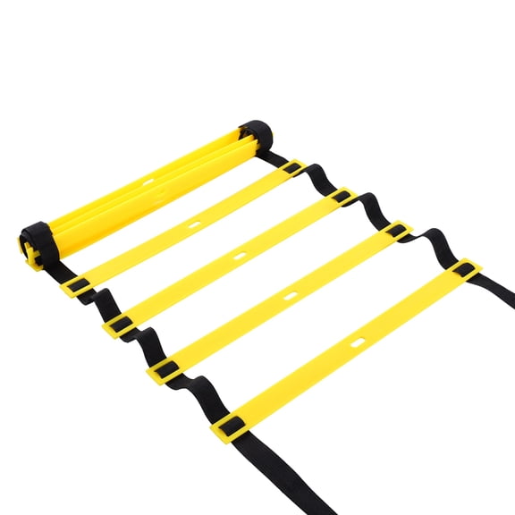 Brynna Plastic Agility LadderLadder 4M 8 Rung Extended Plastic Agility Ladder for Soccer Football Fitness Feet Speed Training
