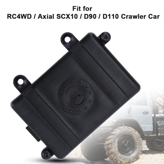 Brynna Plastic Receiver BoxPlastic Receiver Box, Plastic Materials RC Car Receiver Box for Axial SCX10 for