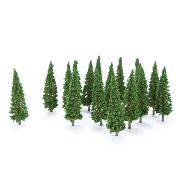 Brynna Plastic Tree LandscapeLandscape 150pcs Mini Architectural Plastic Green Trees Scale Garden Decoration Railways Landscape Scenery Layout Tree Toys