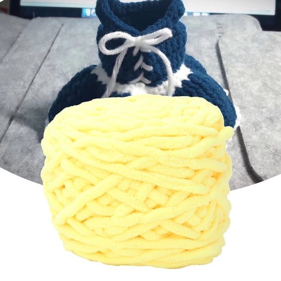 Brynna Polyester Wool Yarn Coarse wool, 12 colors polyester yarn ball for scarves, shawls, hats. Soft, , comfortable touch feeling. Convenient storage, hand washable. Ideal weight for crocheters.