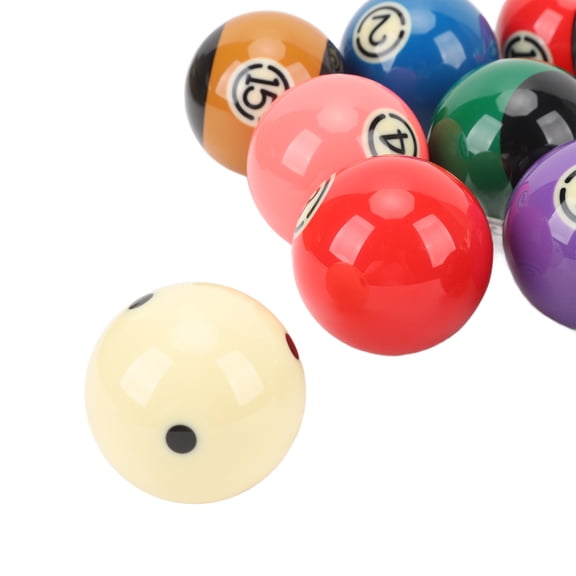 Brynna Pool Table Balls SetPool Balls Set, High Flexibility Clear Number Professional 2.25in Billiard Balls for Practice