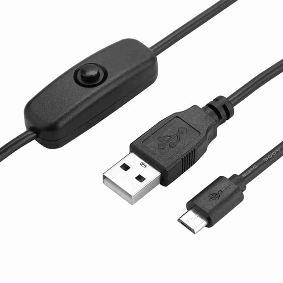 Brynna Power CableMicro USB Power Charging Cable with On OFF Switch for 3 / 2 / B / B+ / A