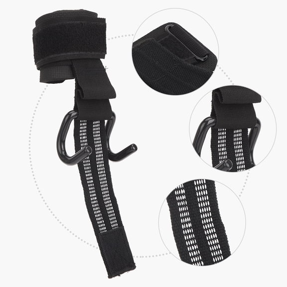 Brynna Power Lifting HooksLifting Hooks For Weight Lifting, Wrist Hooks Weight Lifting Straps for Rowing Lifting, Shrugging and Drop-down