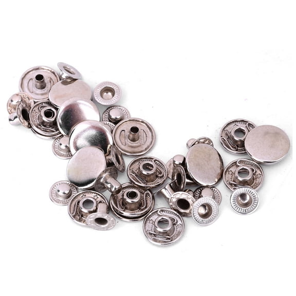 Brynna Press Studs Press Stud Button, 3 Sizes Press Studs Snap Fasteners Jean Button for Sewing Accessories