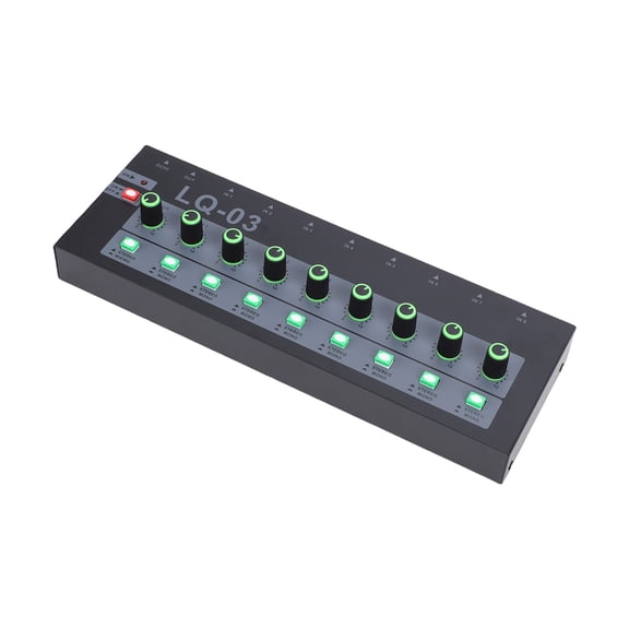 Brynna Professional Mixer Professional 8 Channel Metal Shell Studio Mixer For Live Streaming Recording