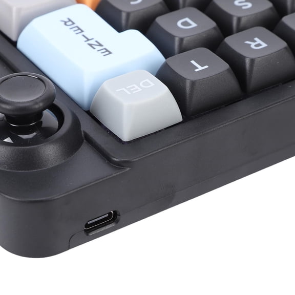 Brynna Programmable Macro KeypadKeypad Wired USB C Keypad One Handed Macro Mechanical Keyboard 19 Programmable Keys RGB LED Backlit with Knob Roller Joystick Control for Work Game