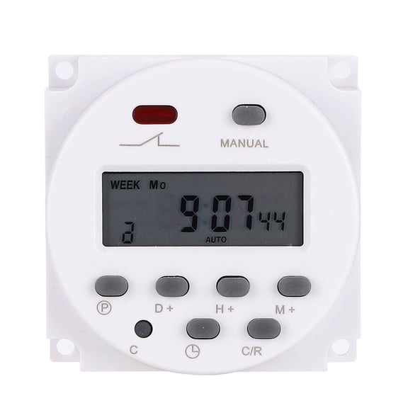 Brynna Programmable Timer Time Relay, Strong Anti Interference Ability Timer Switch for Microcomputer