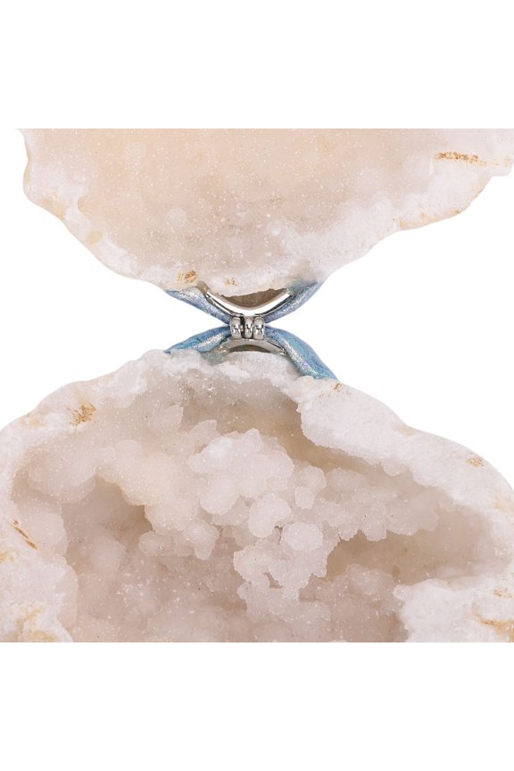 Proposal Box Box White Agate Ring Box Crystal Cluster Ring Display Storage Case for Proposal Engagement Wedding