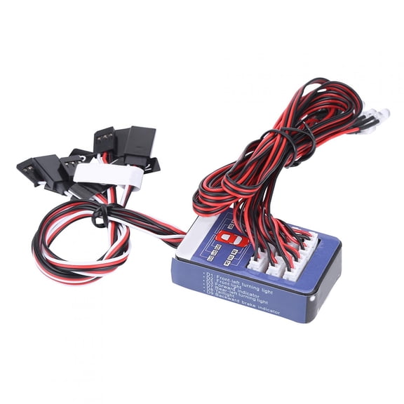 Brynna RC Accessory12 LED Lighting System Kit Simulation Flashing Lights RC Car Truck Crawler