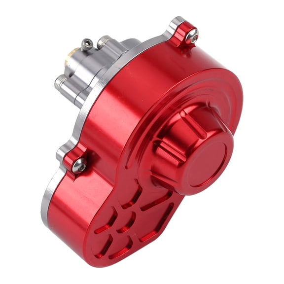 Brynna RC BoxRC Crawler Car Gearbox Upgrade Accessory Center Gearbox Titanium Gray Red for AX10 SCX10 1/10 Scale RC