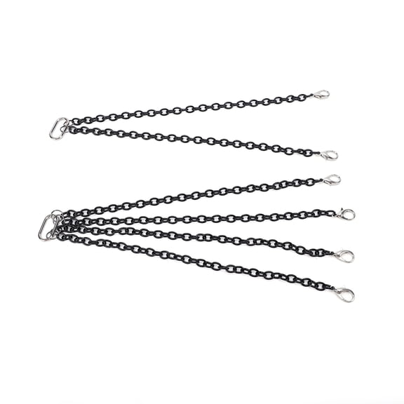 Brynna RC Trailer ChainChain 2pcs Metal Trailer Chain with Tow Hook for 1/50 Remote Control Crane Model DIY Decoration