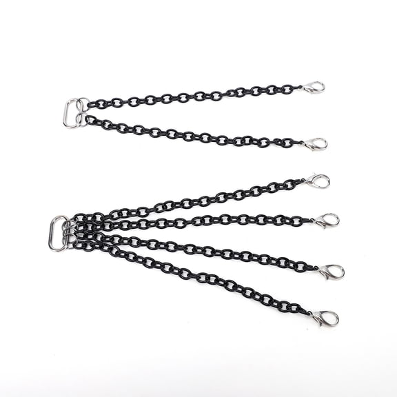 Brynna RC Trailer ChainControl 2pcs Metal Trailer Chain with Tow Hook for 1/50 Remote Control Crane Model DIY Decoration