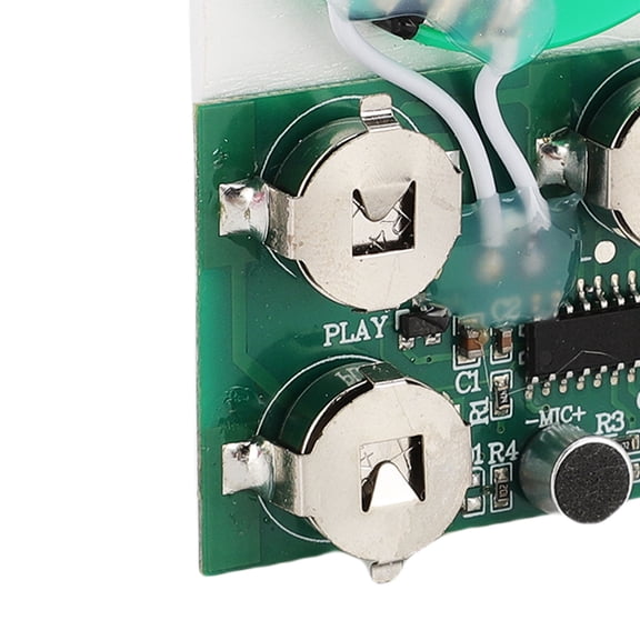 Brynna Recordable Voice Sound Chip ModuleRecordable Voice Module, Music Sound Talk Chip 4 Minutes Playback Time for Notebooks