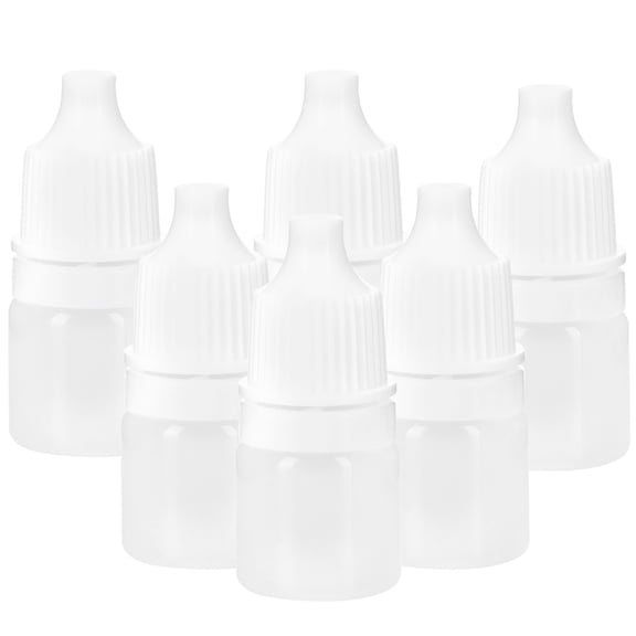 Brynna Refillable Containers Bottle 100PCS 2ml Empty Plastic Dropper Bottle Squeezable Refillable Bottle for Eye Drop Liquid