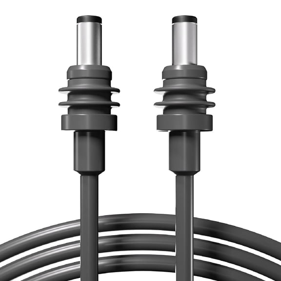 Brynna Replacement CableSatellite Power Extension Cable, Satellite DC Power Cable PVC Pure Copper for Indoor 2M/6.56FT