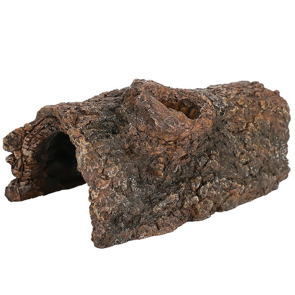 Brynna Reptile Box Landscape Simulation Simulation Resin Tree Bark Amphibians Reptile Hide Cave Landscape for Scorpion Lizard