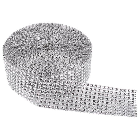 Brynna Rhinestone Mesh Ribbon Roll MESH RIBBON SPARKLING CRYSTAL WARP FOR DECORATION EVENTS