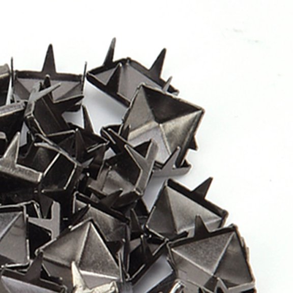 Brynna Rivet for Leather 100 sets 9mm Square Rivet, Metal Rivets for Clothing Bags DIY Decorations, DIY Crafts, Leather Work Accessories