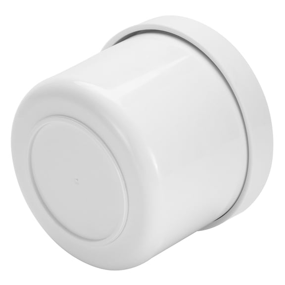 Brynna Round Box Box, Clean Jar Lightweight Round Box Round Shape Manicure Accessories with Detachable Tray for Professional Salon Home Use