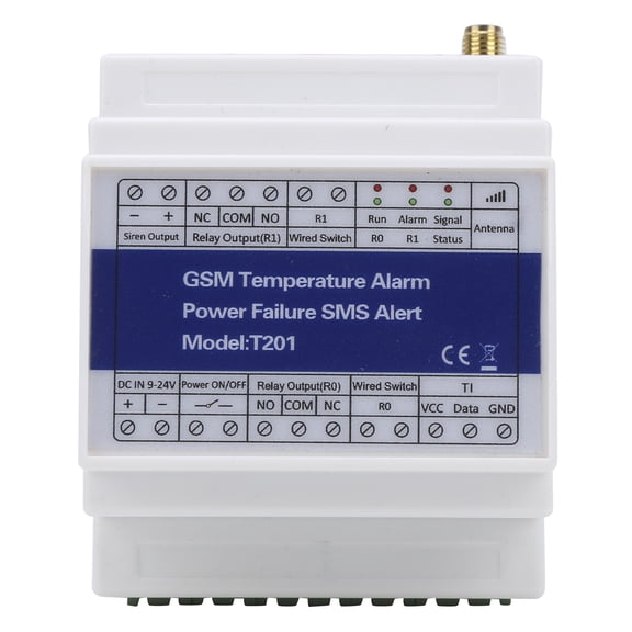 Brynna SMS Temp Alarm Temperature GSM SMS Temperature Alarm Power Failure Alert Remote Control Monitoring Support Timer Report