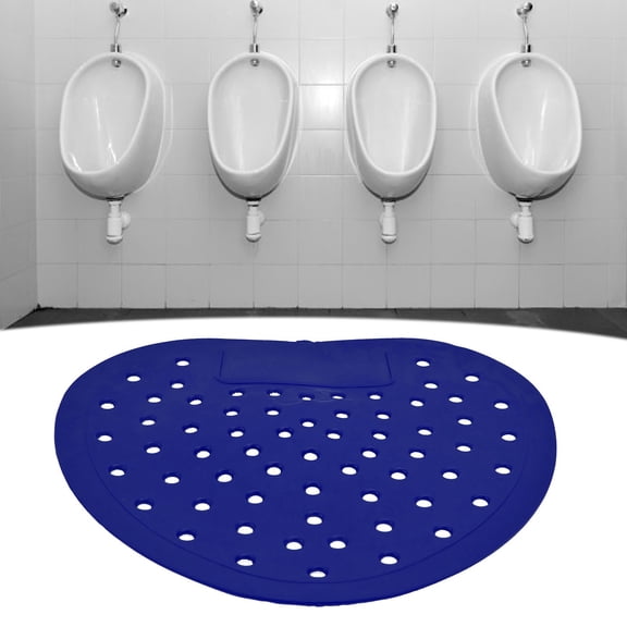 Brynna Scented Urinal Screens Urinal Screen Deodorizer Anti Urinal Screen Guard Urinal Mat Urinal Pad Large Hole Aromatic Plastic 19x17cm with Flat Design for Bathrooms Restrooms