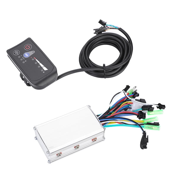 Brynna Scooter Brushless Controller Kit250W 350W Waterproof LED Display Panel Electric Scooter Brushless Controller Kit Lightweight Rainproof Sturdy sturdy for Most Handlebars Electric Cars Scooters