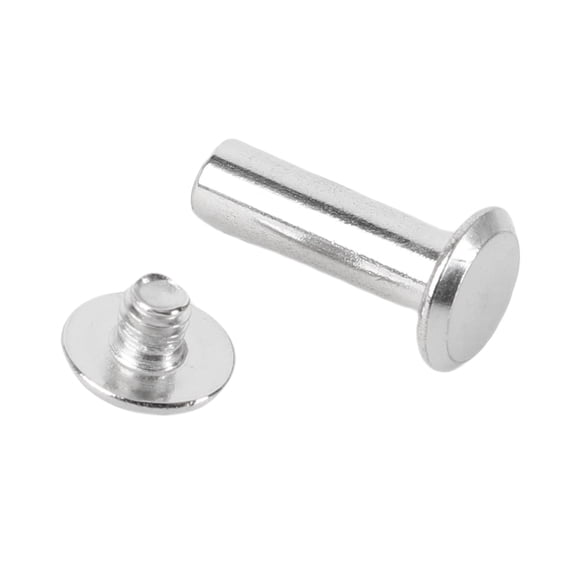 Brynna Screw Rivets Chicago Screws, 50 Sets Screw Rivets for Leather Crafts